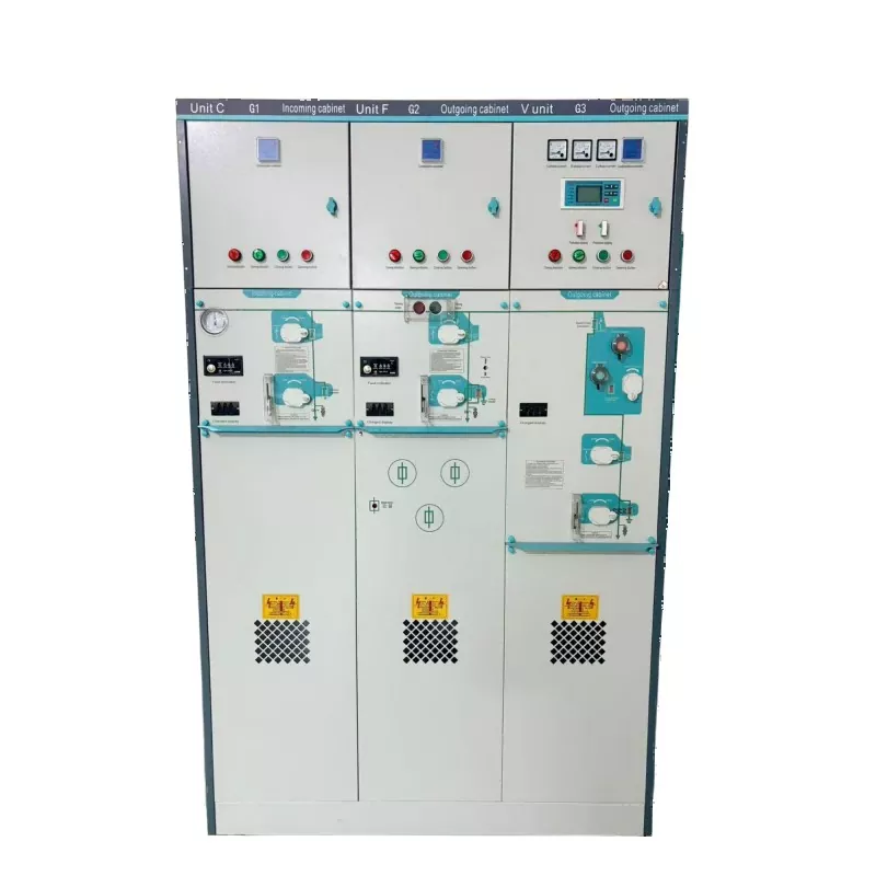 मध्यम व्होल्टेज SF6 पूर्णपणे इन्सुलेटेड सीलबंद इलेक्ट्रिकल रिंग मेन युनिट कॉम्पॅक्ट स्विचगियर